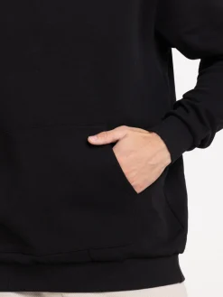 Sweat à capuche noir homme
