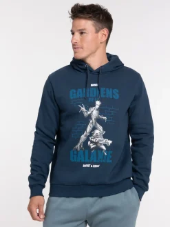 Sweat à capuche Rocket et Groot homme