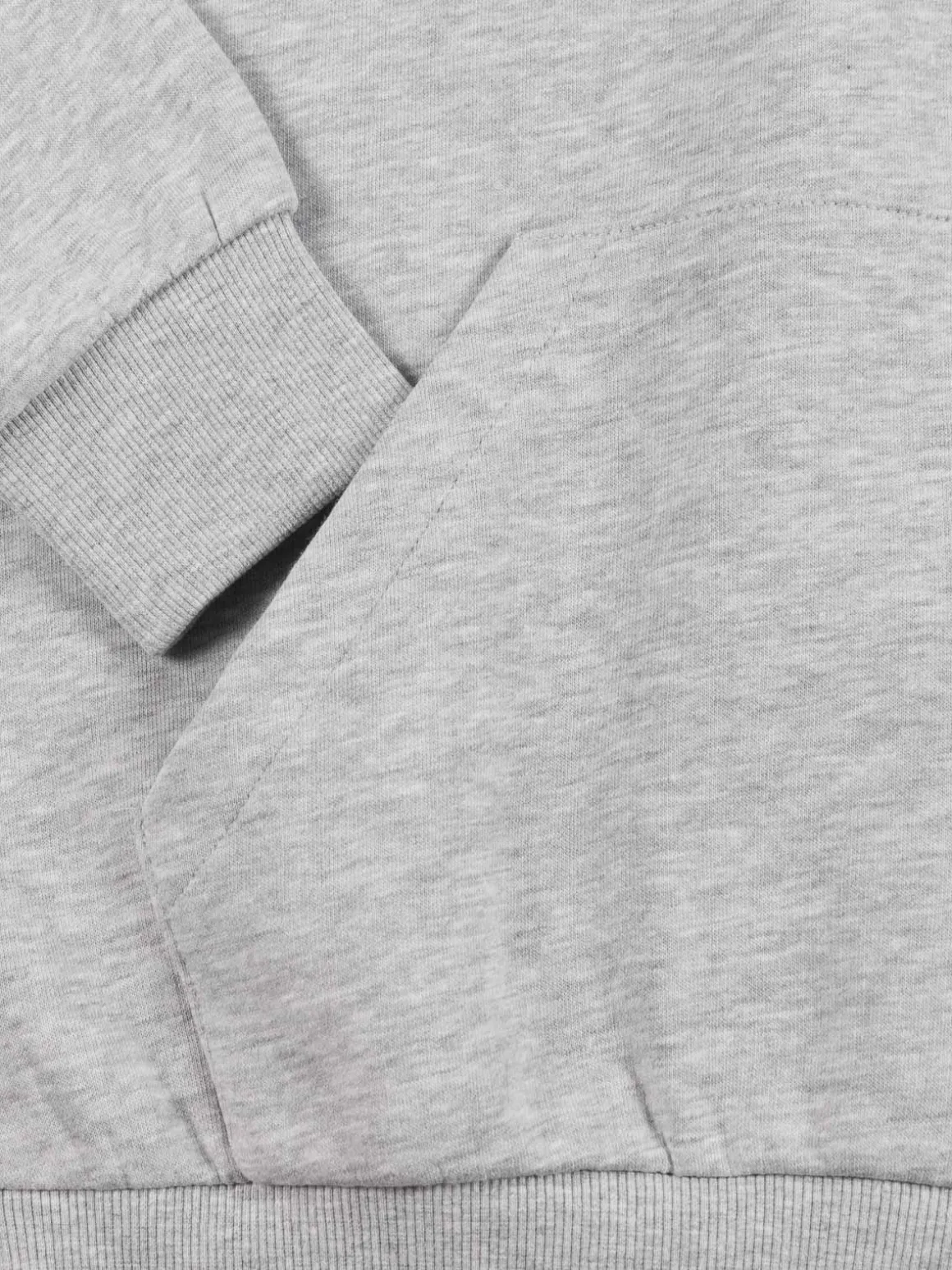 Sweat à capuche uni fille (XXS-M)
