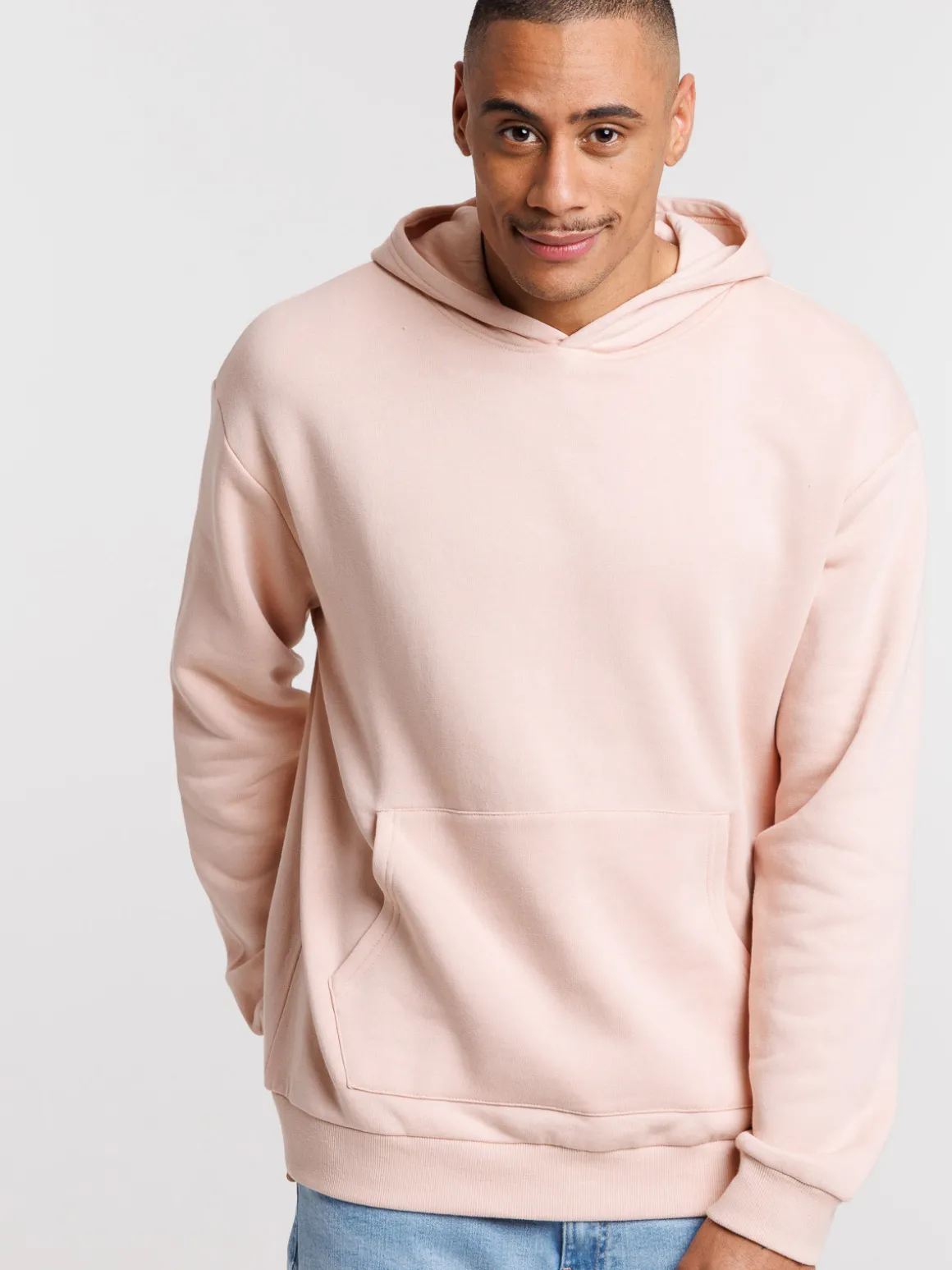 Sweat à capuche uni homme
