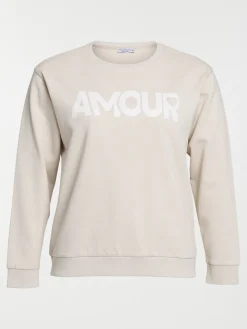 Sweat amour grande taille femme