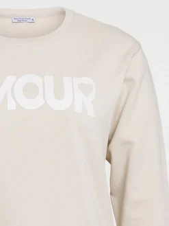 Sweat amour grande taille femme