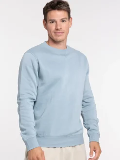 Sweat basique ardoise clair homme