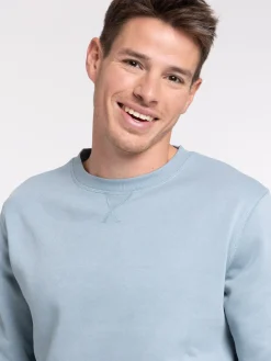 Sweat basique ardoise clair homme