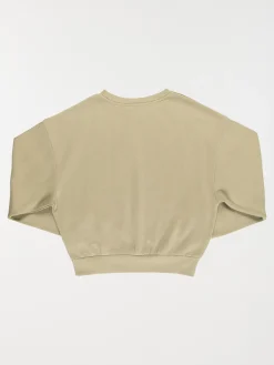 Sweat basique kaki clair fille (XXS-M)