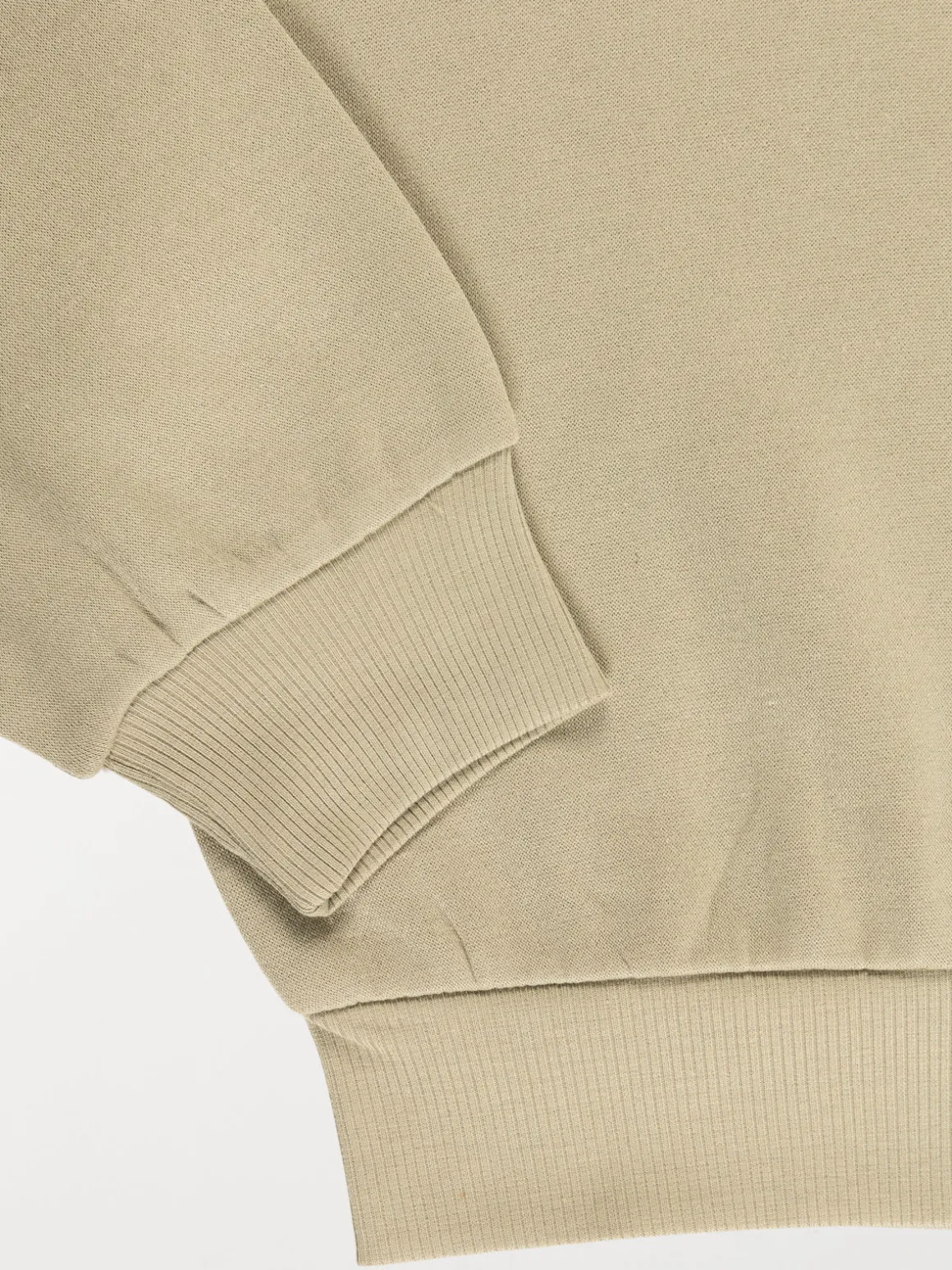 Sweat basique kaki clair fille (XXS-M)