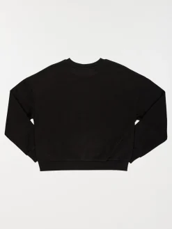 Sweat basique noir fille (XXS-M)