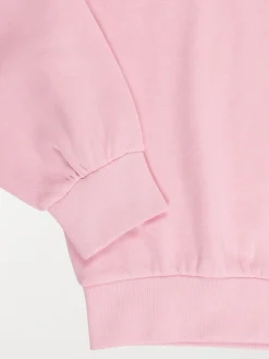 Sweat basique rose poudré fille (XXS-M)