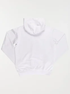 Sweat blanc capuche garçon (XXS-M)