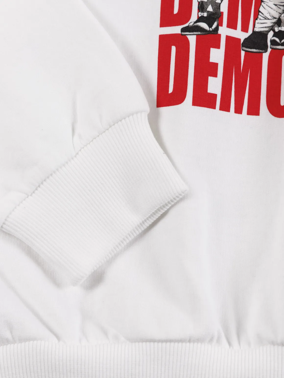 Sweat blanc Demon Slayer garçon (XXS-M)