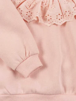 Sweat broderie anglaise fille (3-36M)