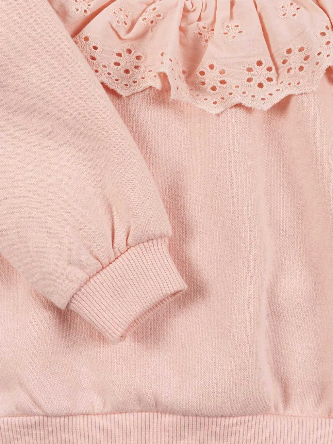 Sweat broderie anglaise fille (3-36M)