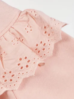 Sweat broderie anglaise fille (3-36M)
