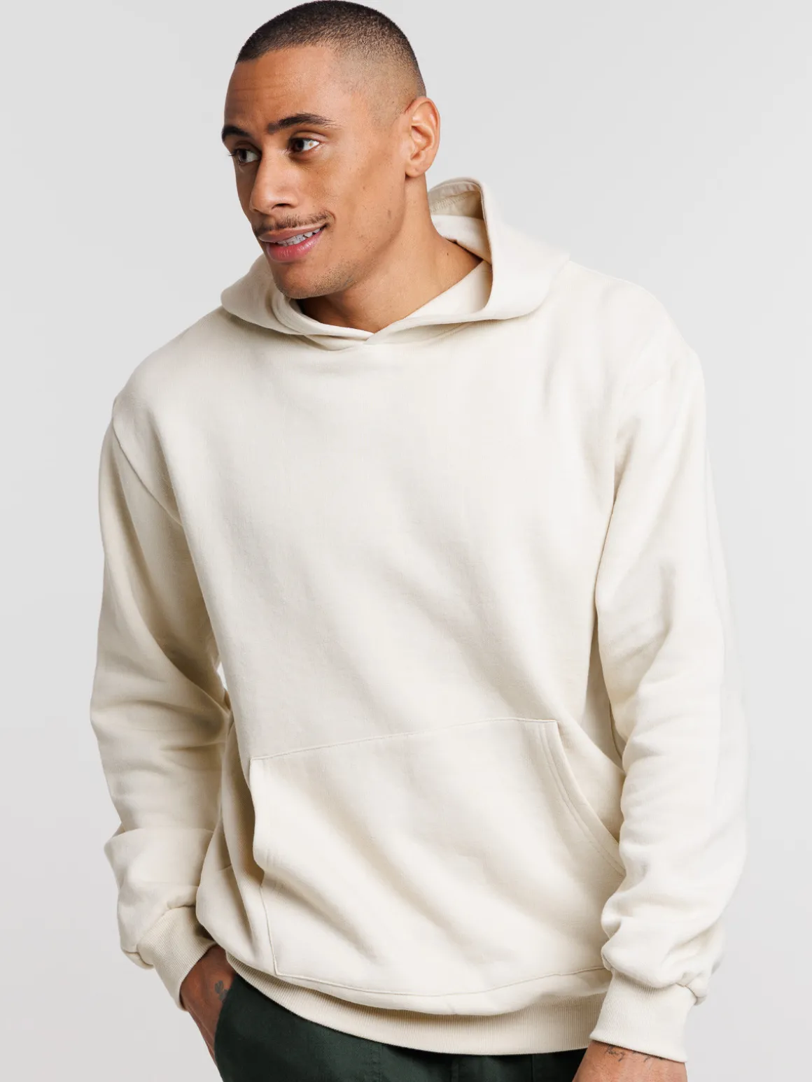 Sweat capuche basique royal homme