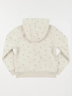 Sweat capuche coeur fille (3-12A)