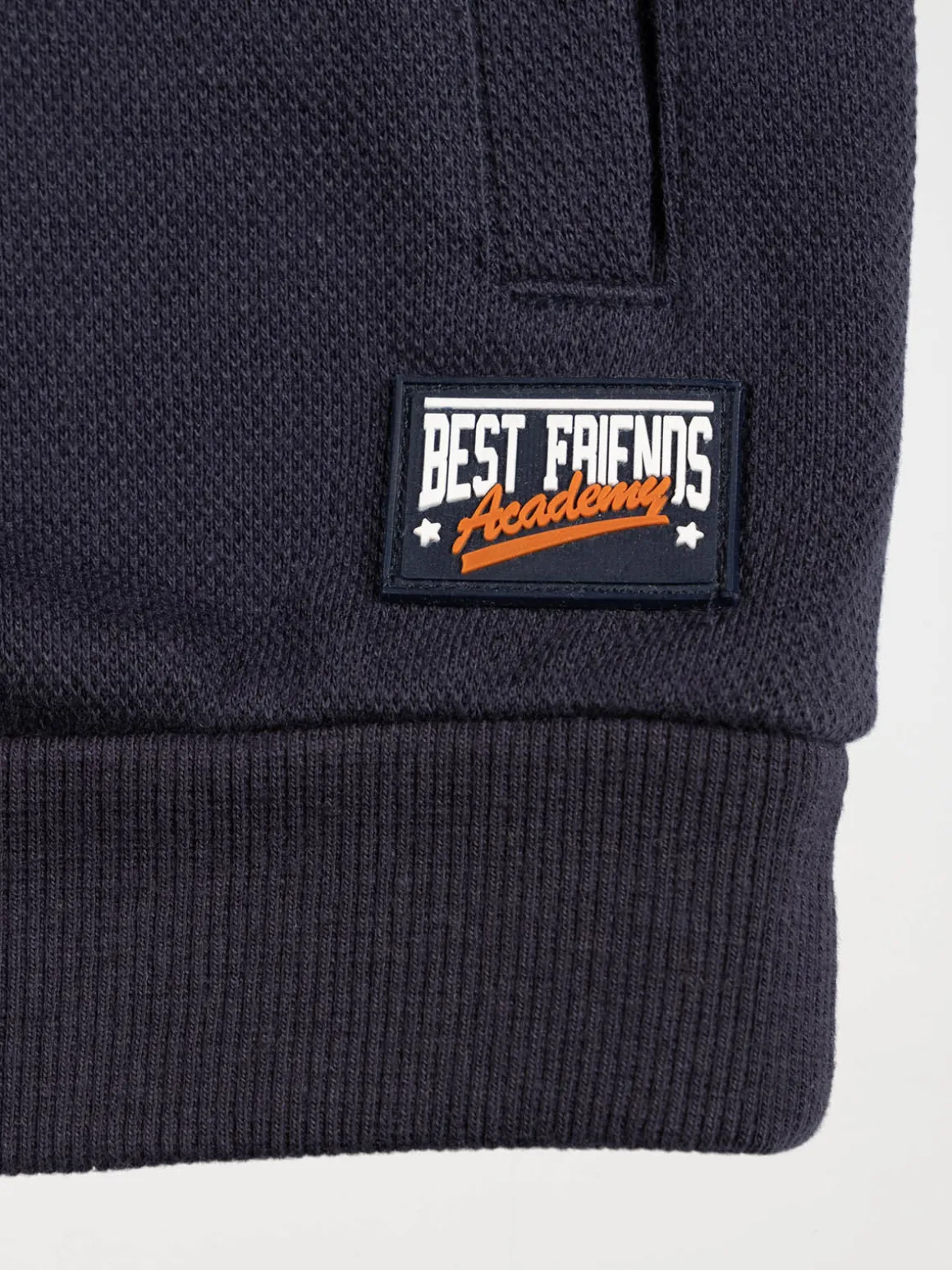 Sweat capuche garçon bicolore (3-8A)
