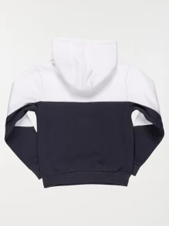Sweat capuche garçon bicolore (3-8A)