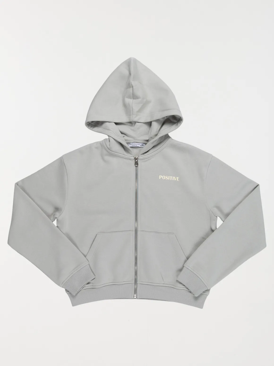 Sweat capuche message dos fille (XXS-M)