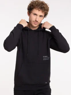 Sweat capuche motif devant et dos homme