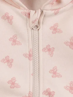 Sweat capuche papillons fille (3-12A)