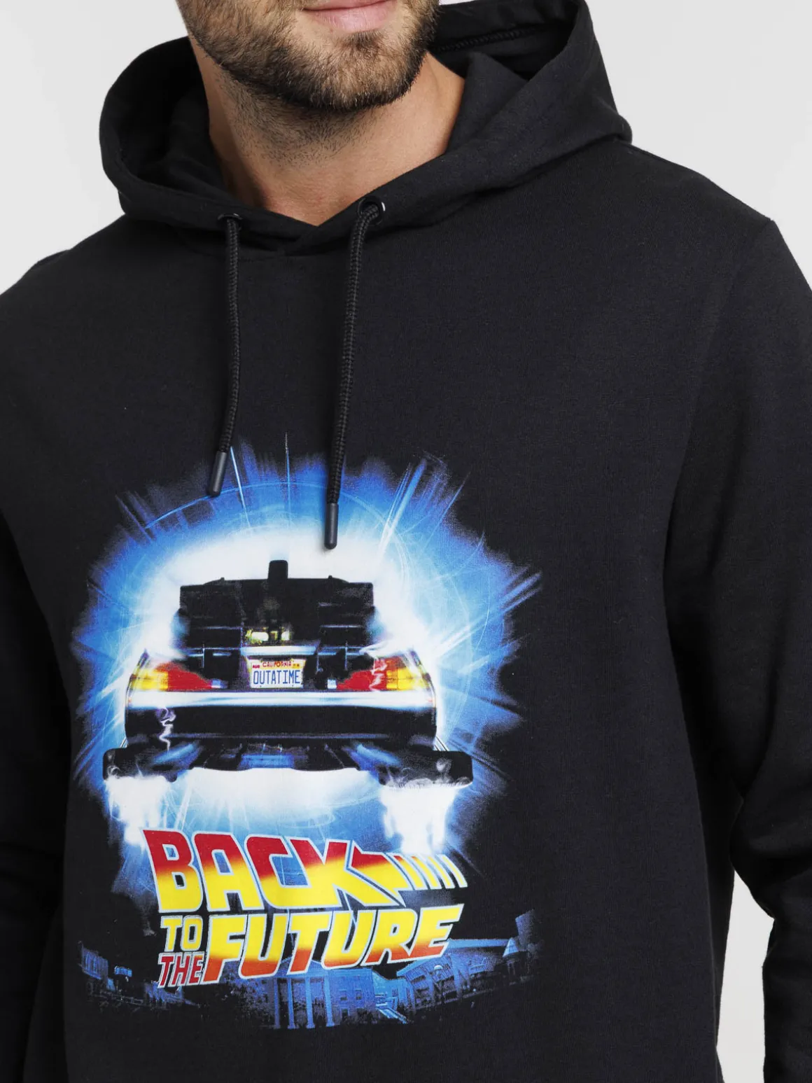 Sweat capuche Retour vers le futur homme