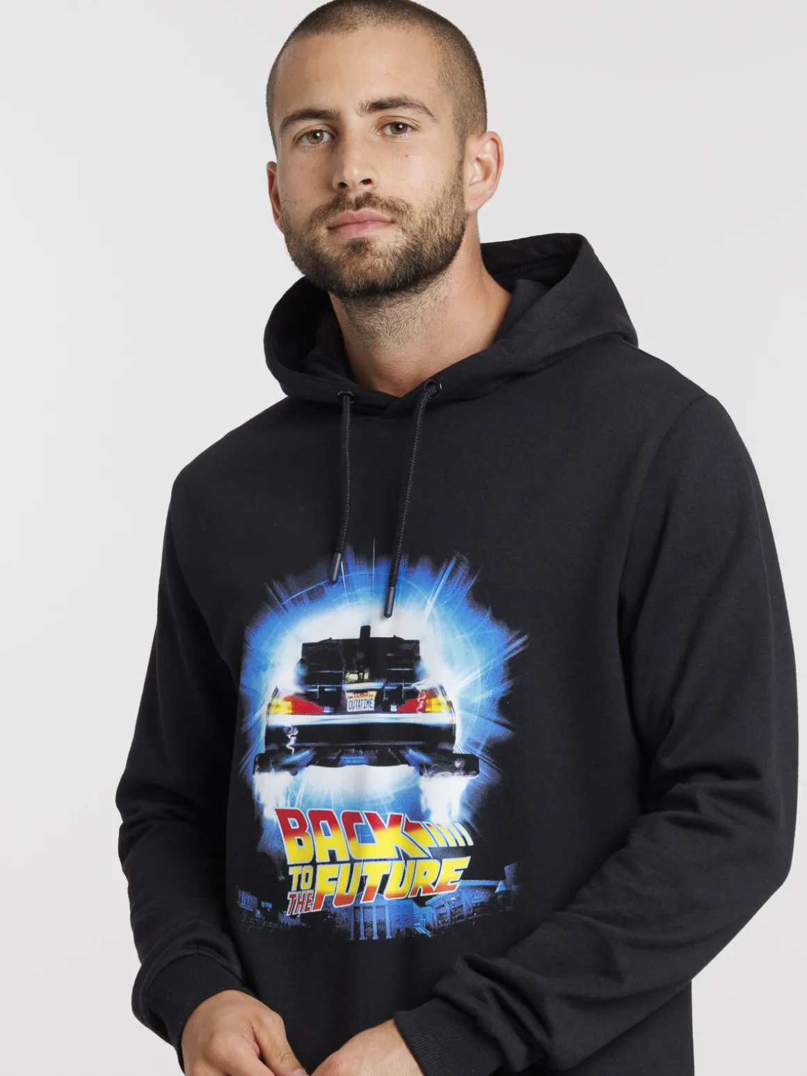 Sweat capuche Retour vers le futur homme
