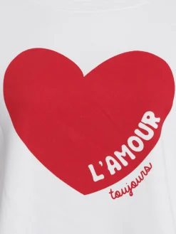 Sweat coeur grande taille femme