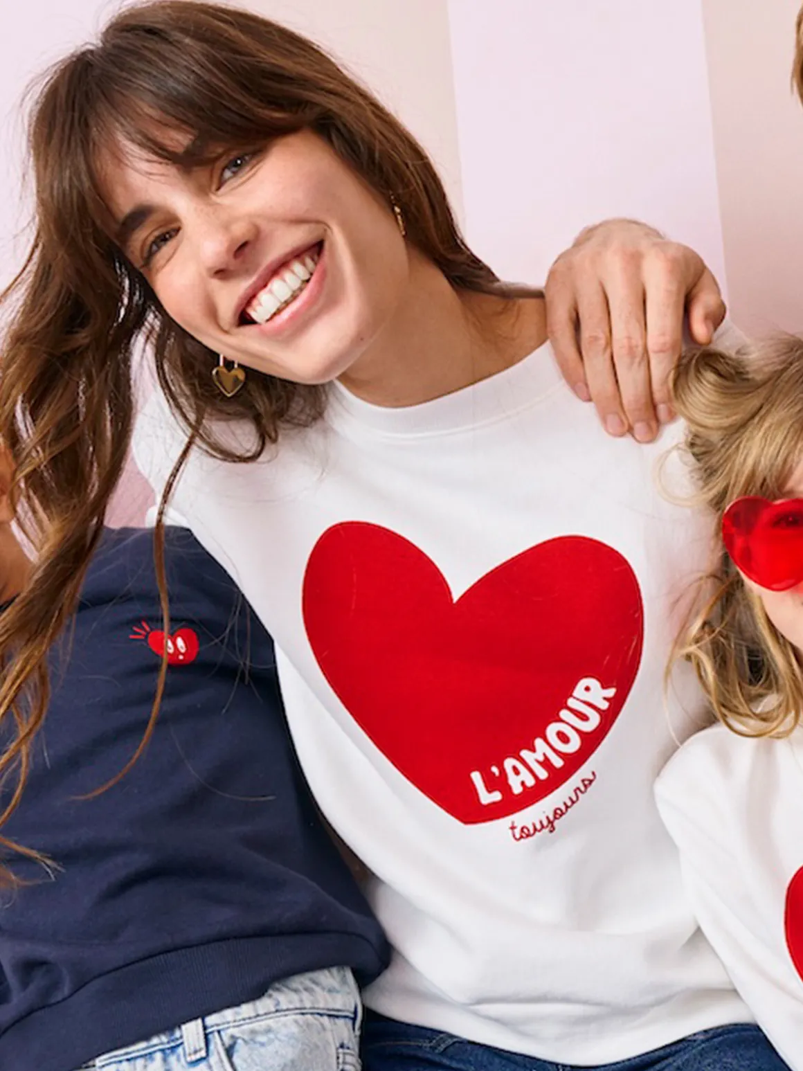 Sweat coeur Saint-Valentin femme