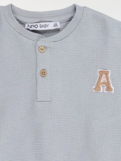 Sweat col boutonné garçon (3-36M)