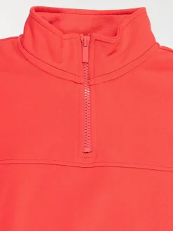 Sweat col montant zippé fille (3-8A)