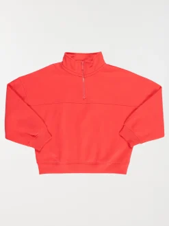 Sweat col montant zippé fille (3-8A)