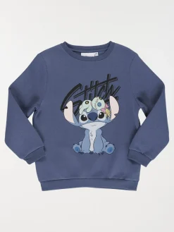 Sweat col rond Stitch fille (3-12A)