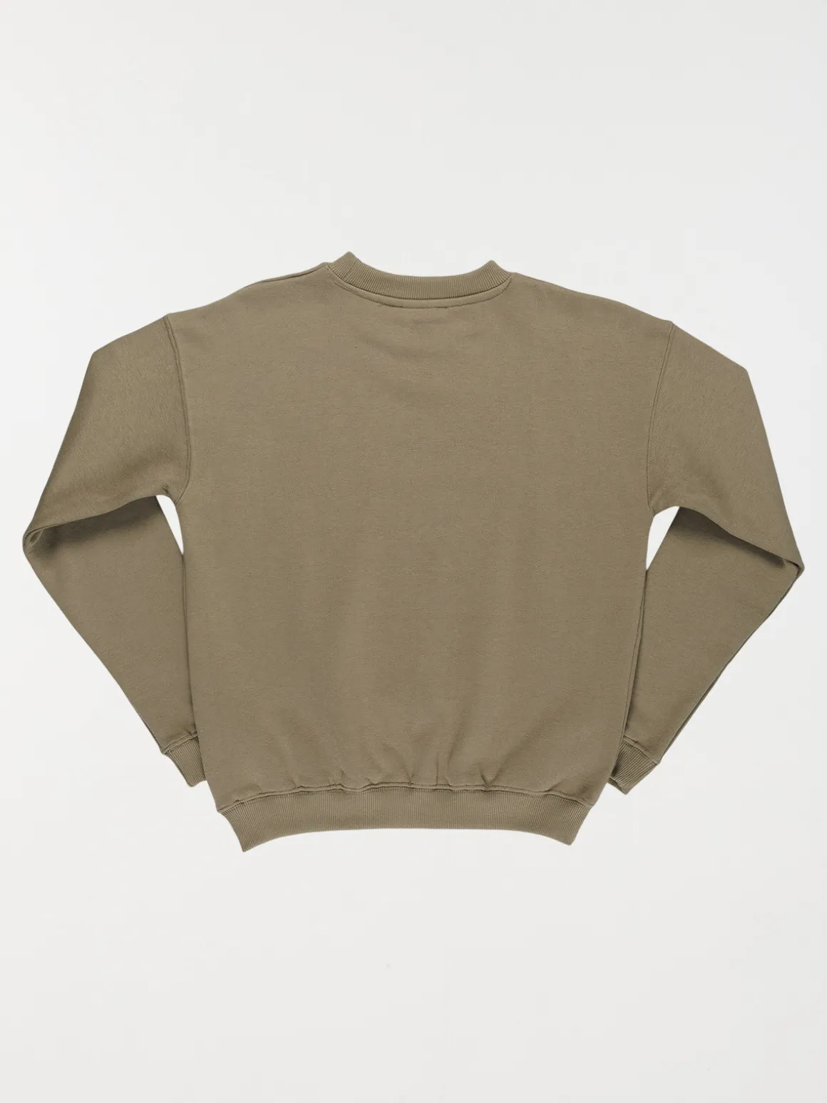 Sweat col rond vert sauge garçon (XXS-M)