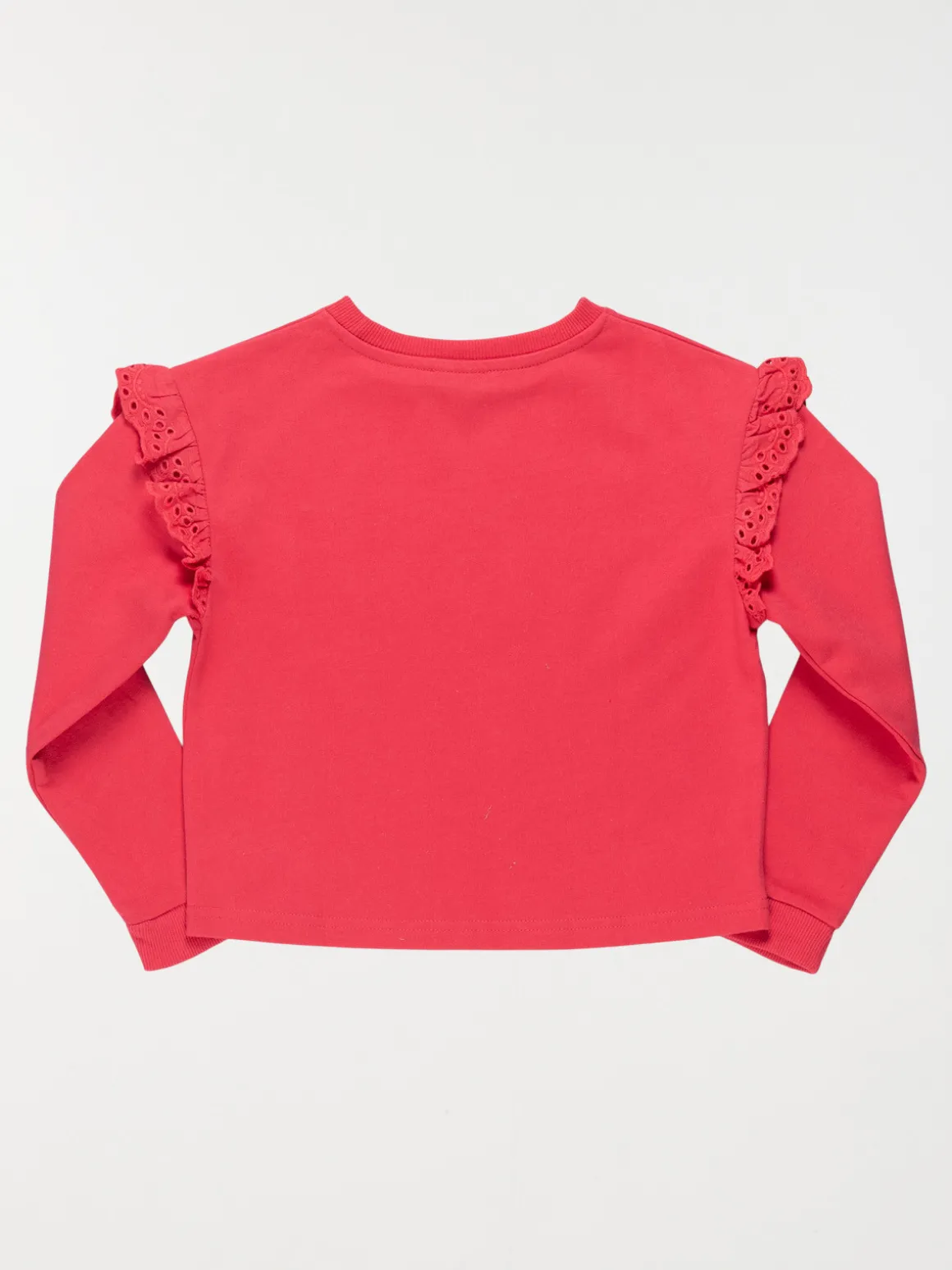 Sweat dark pink fille (3-12A)