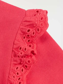 Sweat dark pink fille (3-12A)