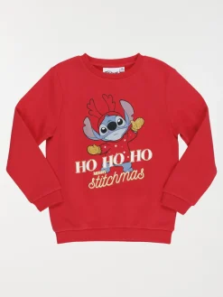 Sweat de Noël Stitch fille (3-12A)
