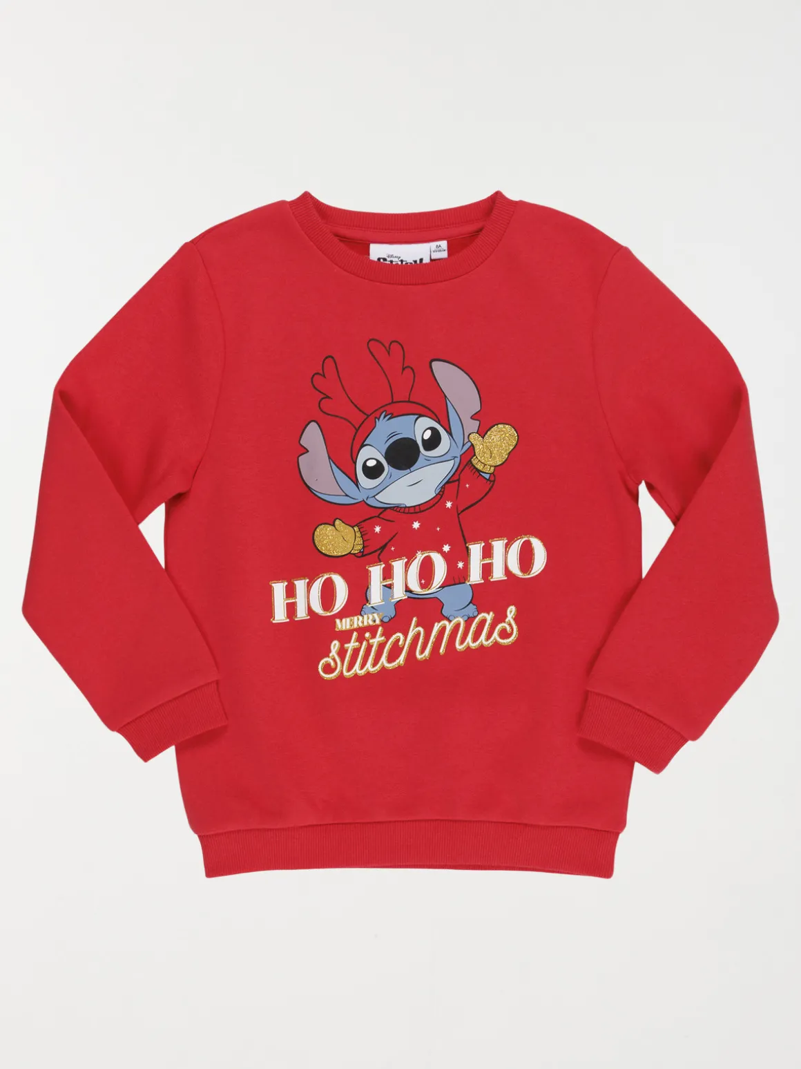 Sweat de Noël Stitch fille (3-12A)