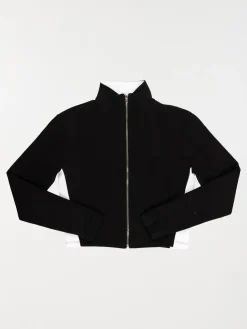 Sweat de sport zippé noir fille (XXS-M)