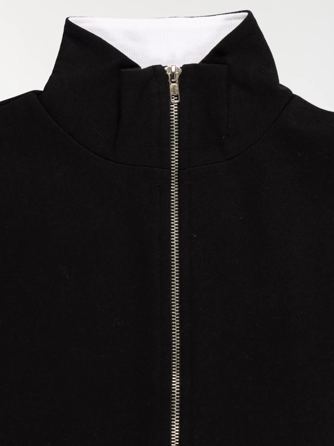 Sweat de sport zippé noir fille (XXS-M)