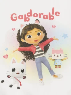 Sweat fille Gabby Chat écru (4-10A)