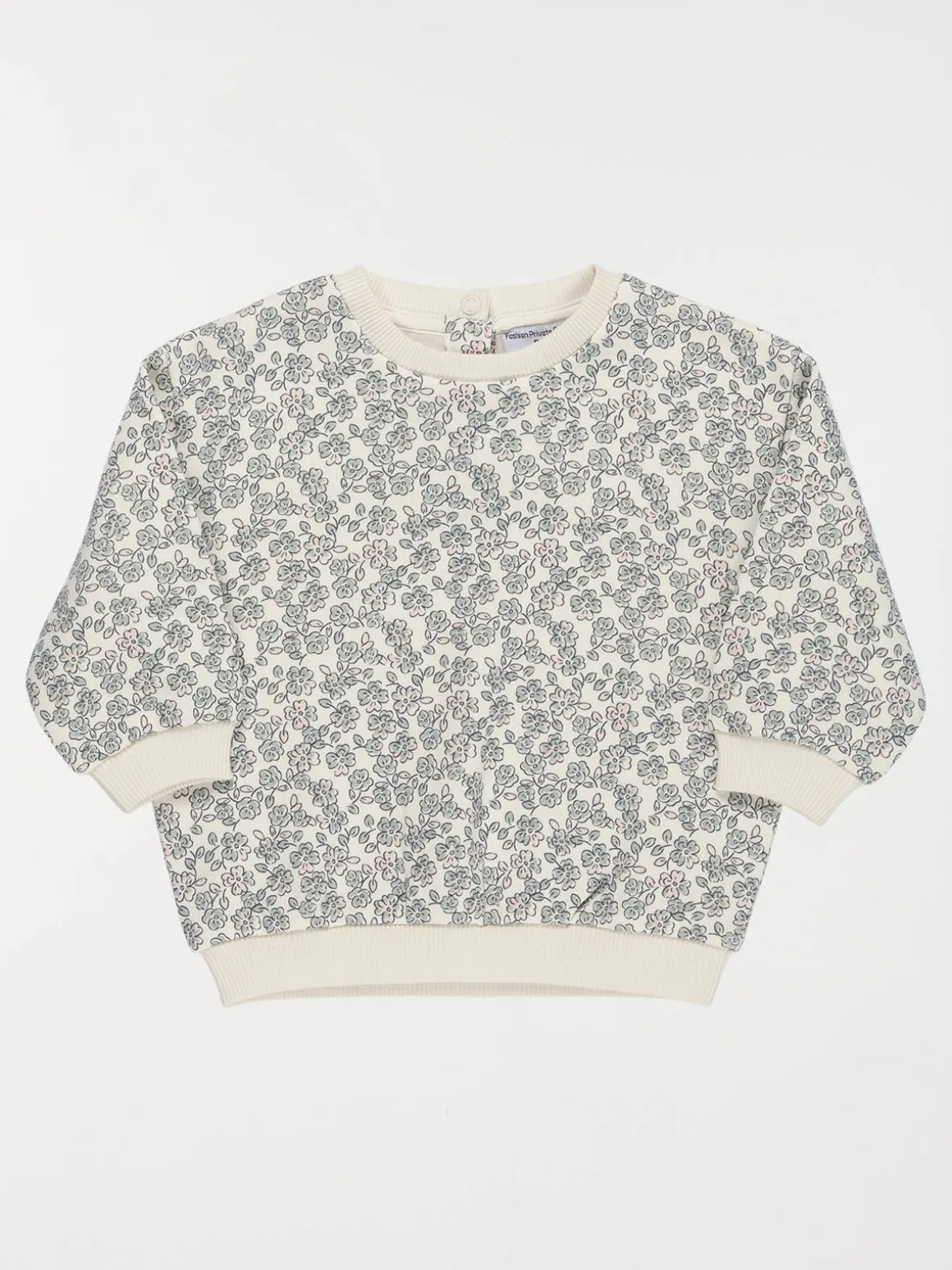 Sweat fleuri fille (3-36M)