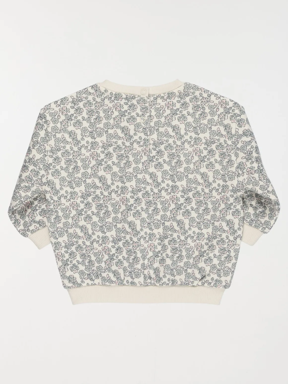 Sweat fleuri fille (3-36M)