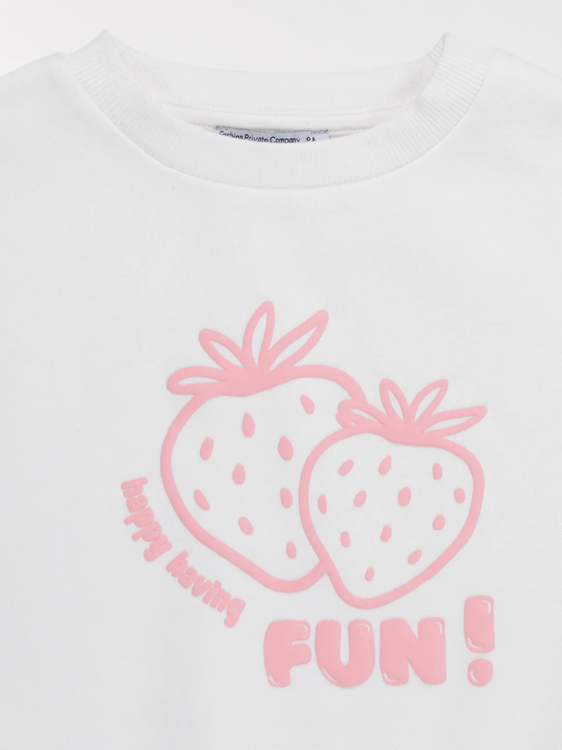 Sweat fraises fille (3-12A)