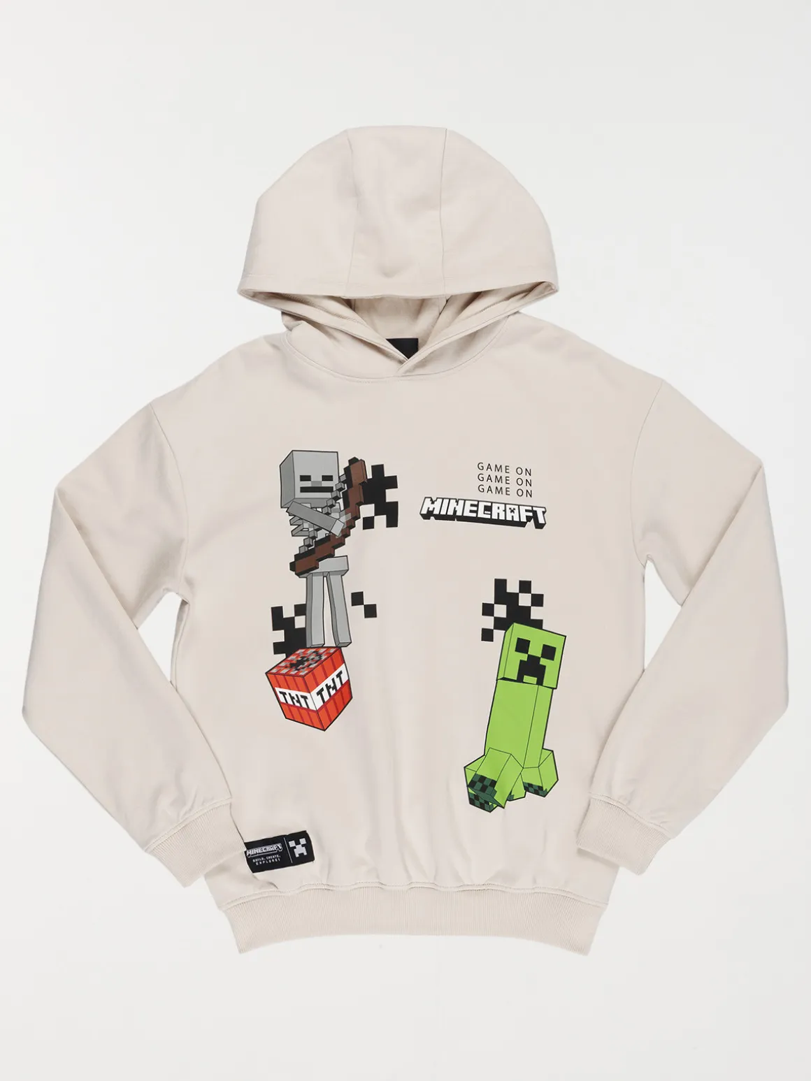 Sweat garçon capuche MINECRAFT (XXS-M)