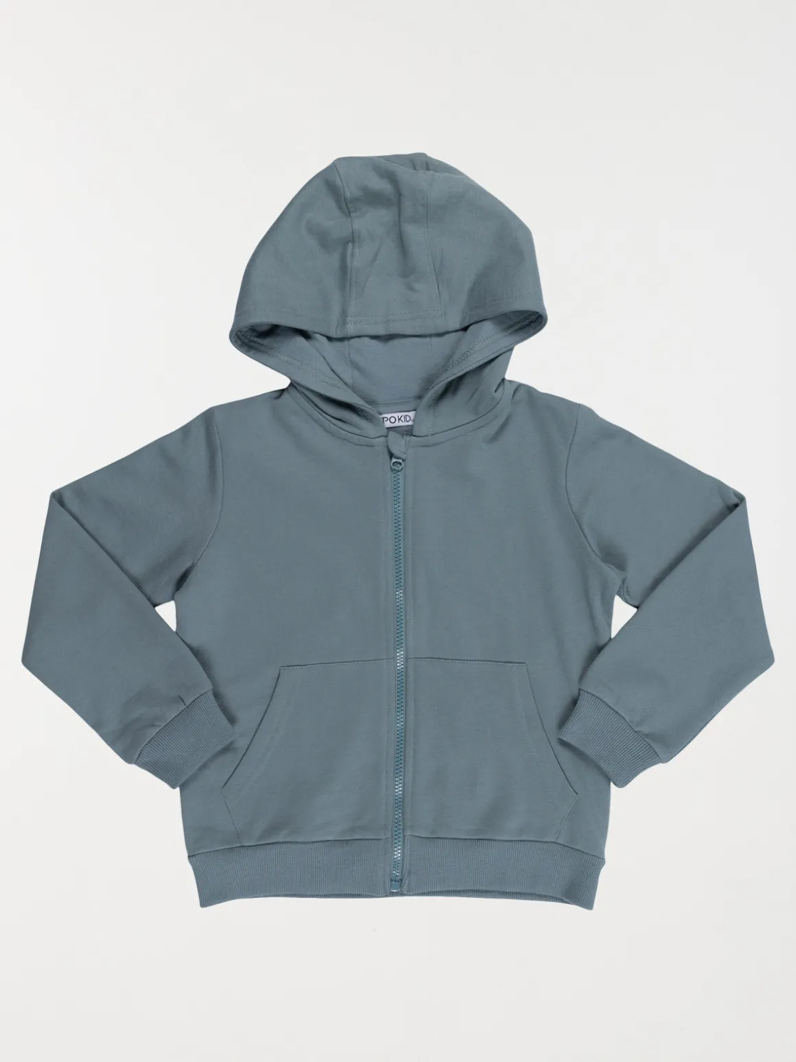 Sweat garçon uni à capuche (3-12A)