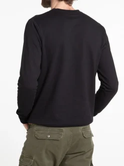 Sweat homme col rond coloris noir
