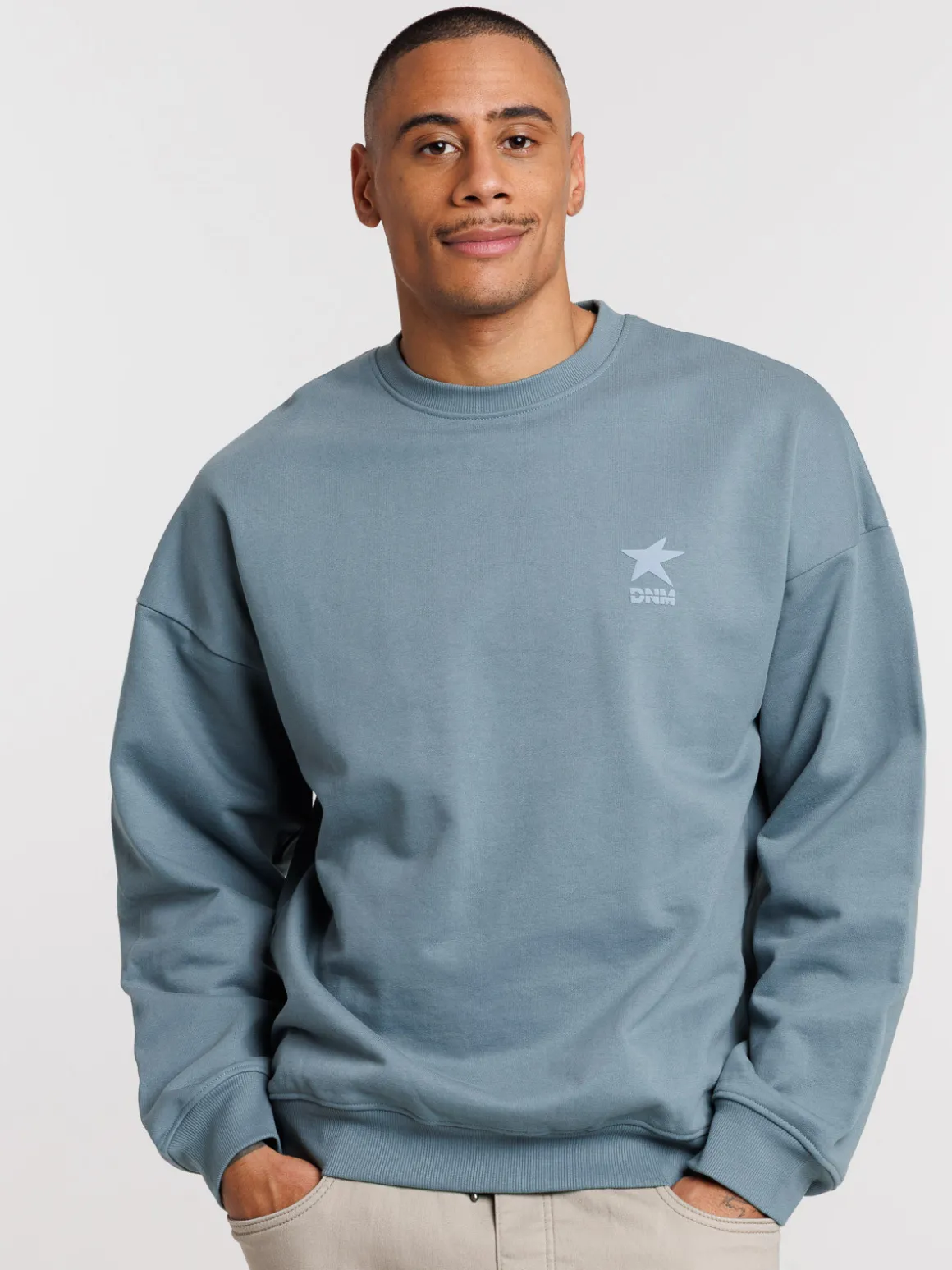 Sweat homme imprimé dos col rond