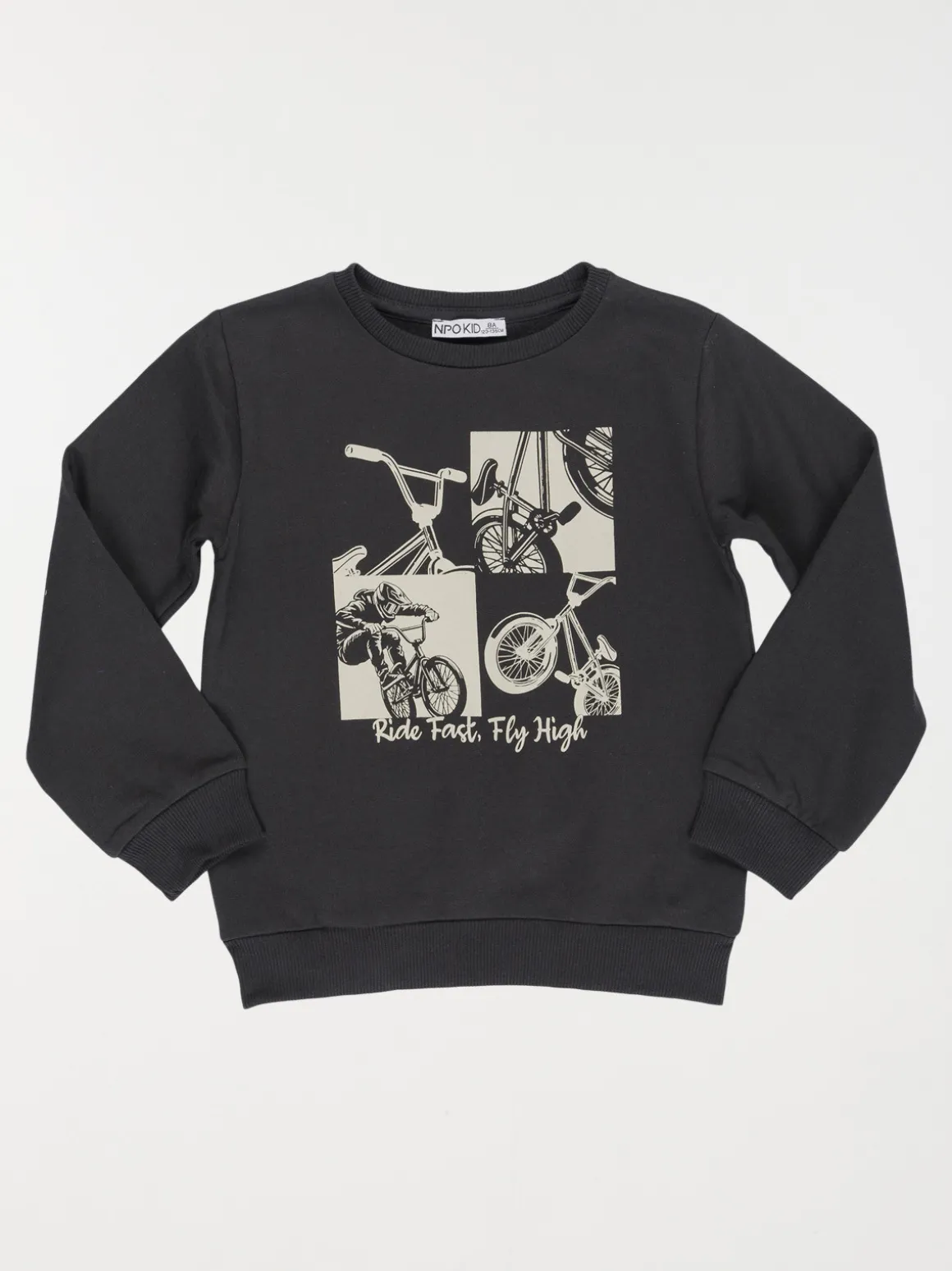 Sweat imprimé BMX garçon (3-12A)