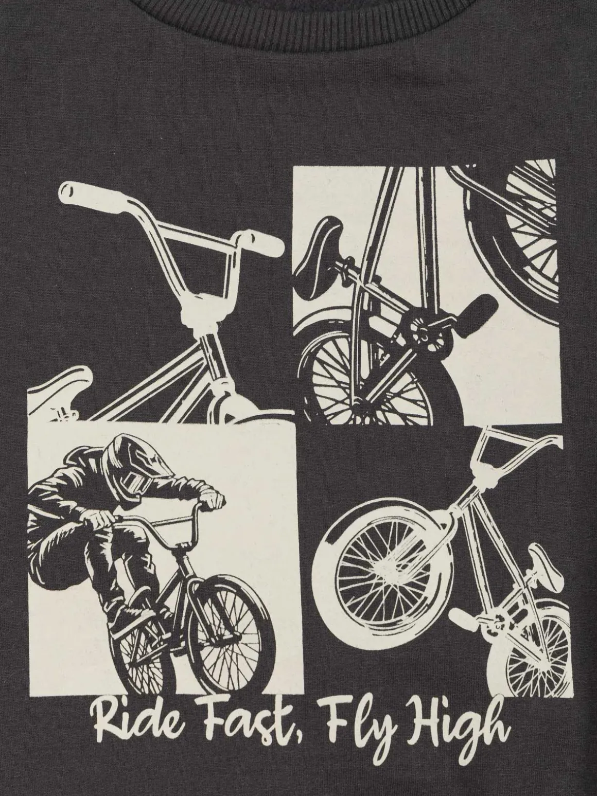 Sweat imprimé BMX garçon (3-12A)