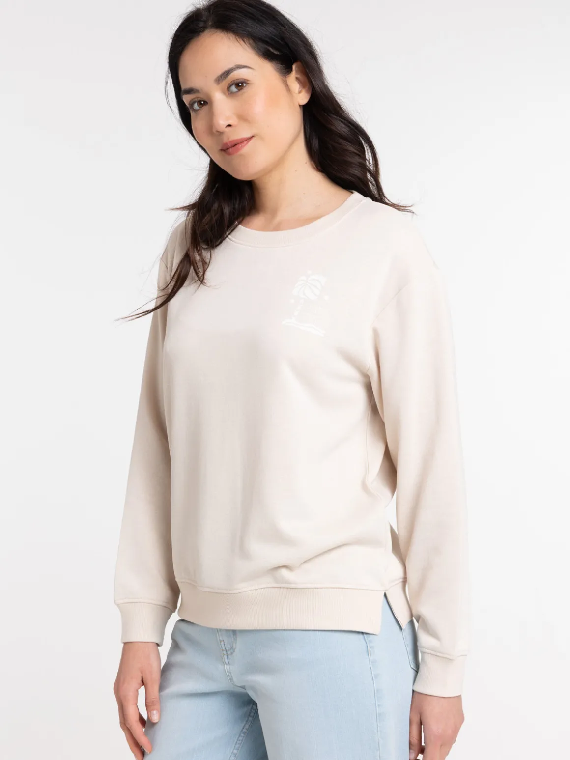 Sweat imprimé dos femme